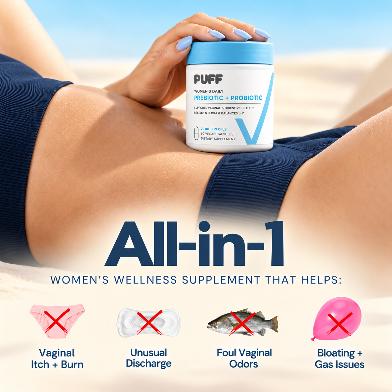 Vaginal Pre + Probiotic capsules